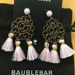 BaubleBar chandelier fringe earrings